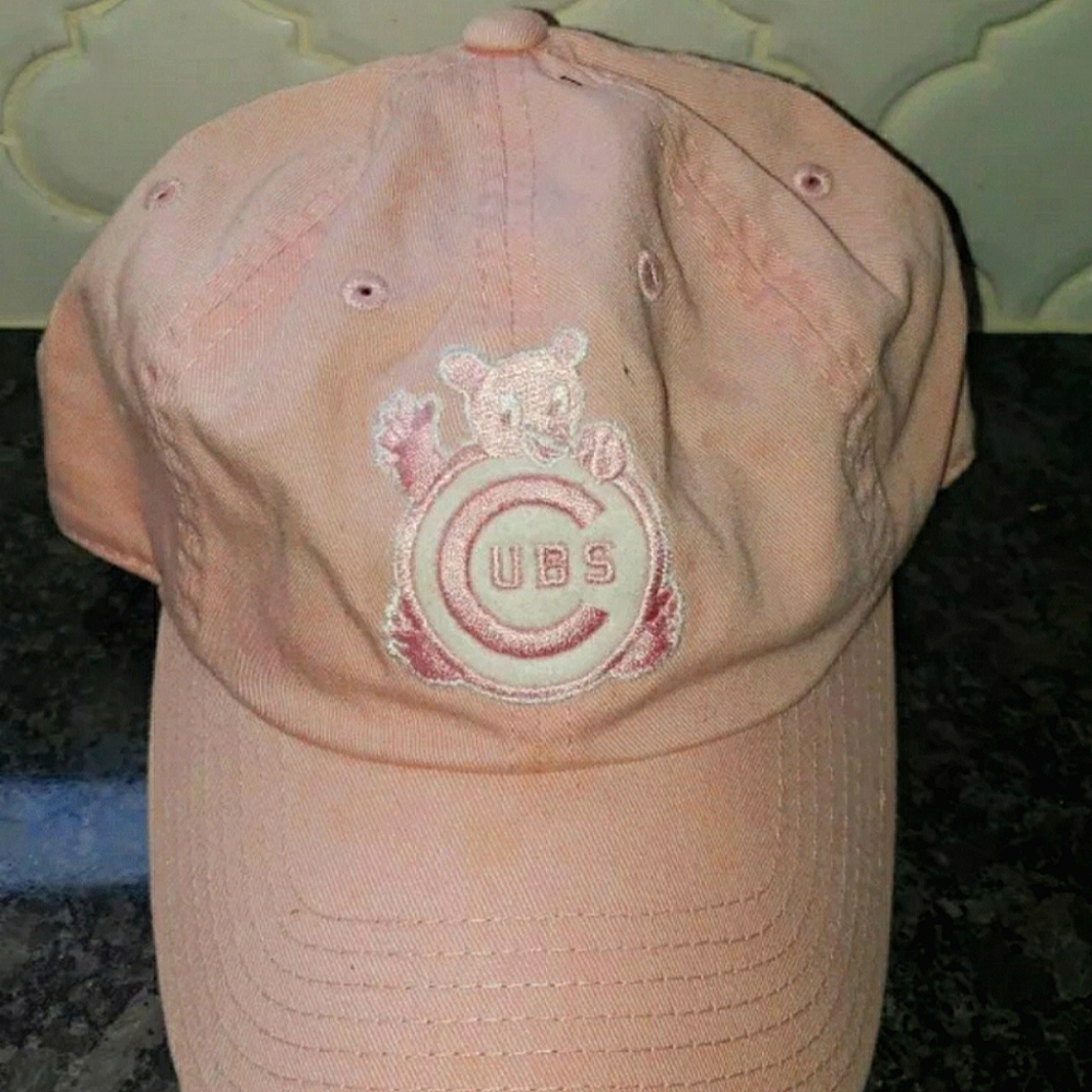 CHICAGO CUBS America Needle Cooperstown collection Pink hat - Cute